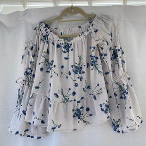 Floral Off the Shoulder top